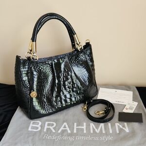 BRAHMIN Black Ruby Satchel in Melbourne